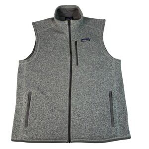 Patagonia Better Sweater Vest Mens XL Grey Heather Full Zip Gorpcore Outdoor